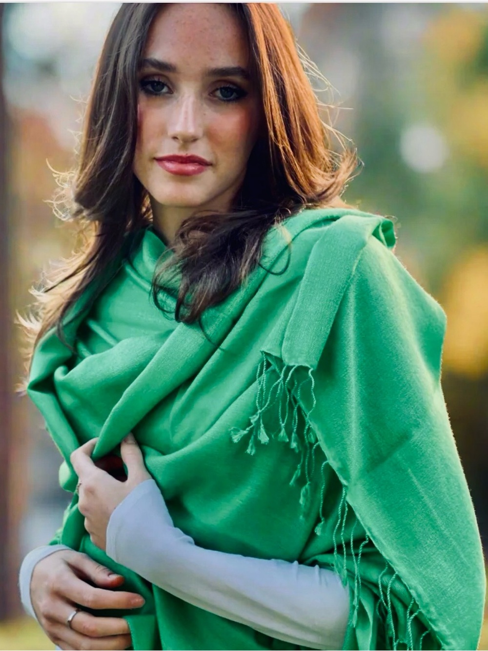PASHMINA, Women’s Large Scarf Shawl Wrap 100% Pashmina - Brand New